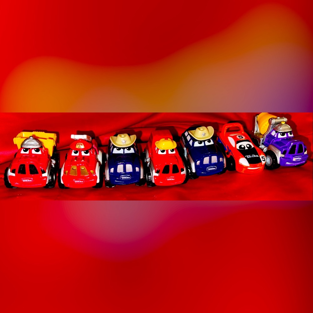 Bundle of 7 Tonka/Maisto Lil Chuck & Friends Diecast Cars.